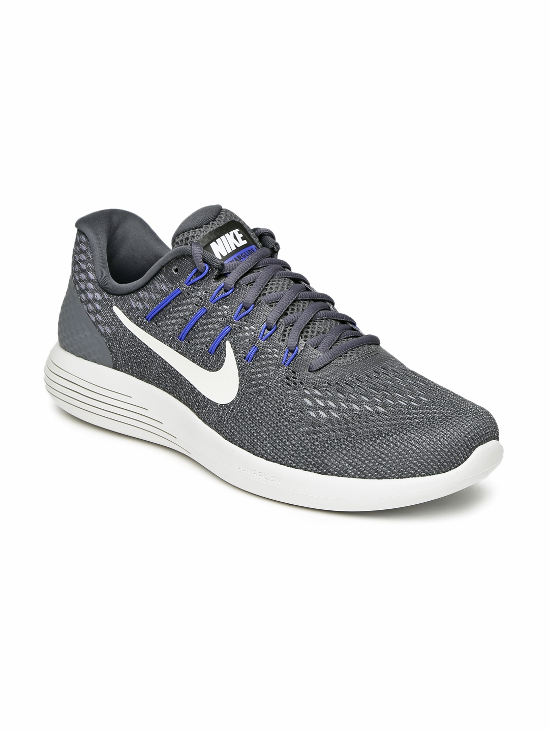 Buy Nike Men Charcoal Grey Lunarglide 8 Running Shoes - Sports Shoes ...