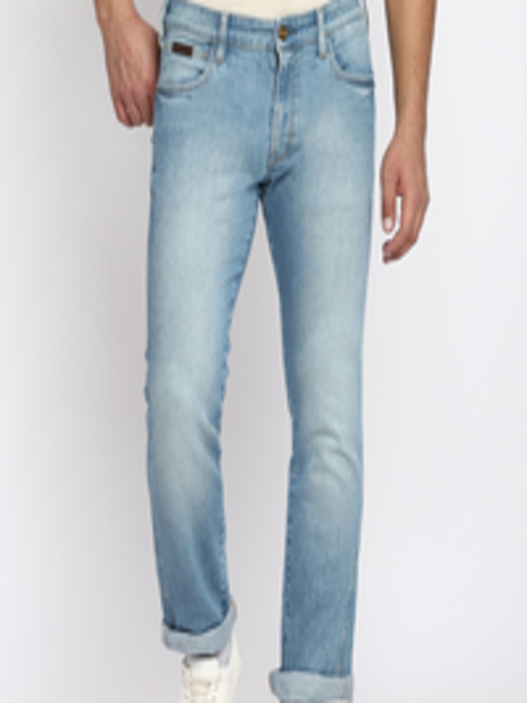 Buy Wrangler Men Blue Millard Heavy Fade Cotton Jeans - Jeans for Men ...
