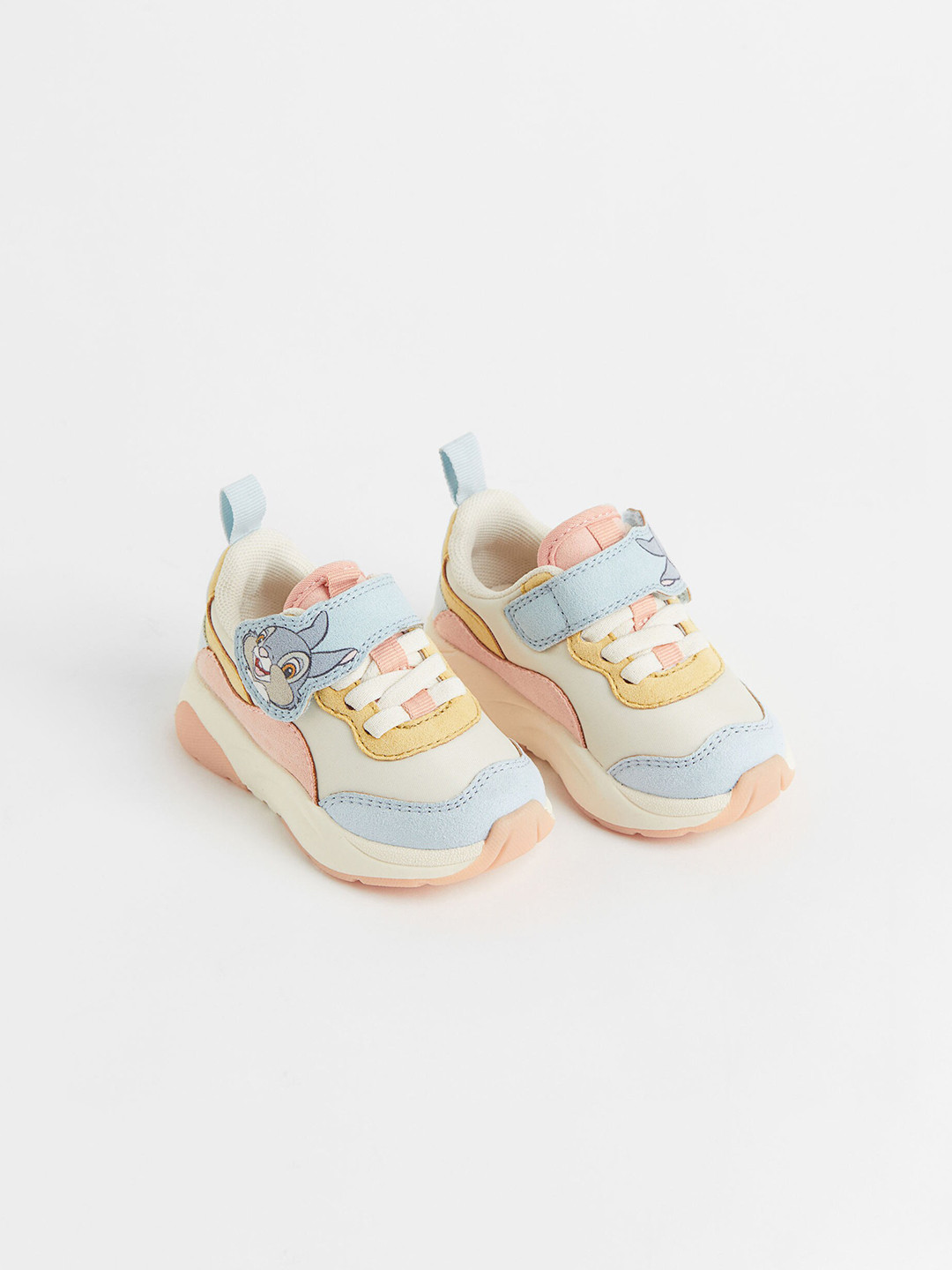 Buy H&M Girls Blue & Multi Appliqud Trainers Casual Shoes for Girls