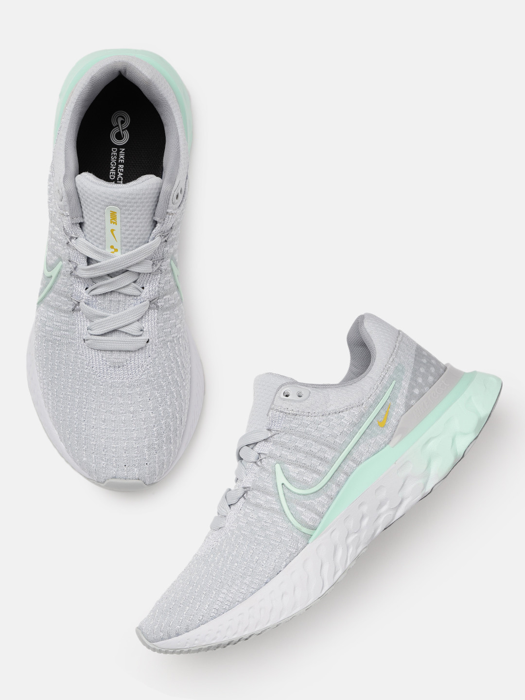 Buy Nike Women Grey REACT INFINITY FK 3 Running Shoes Sports Shoes