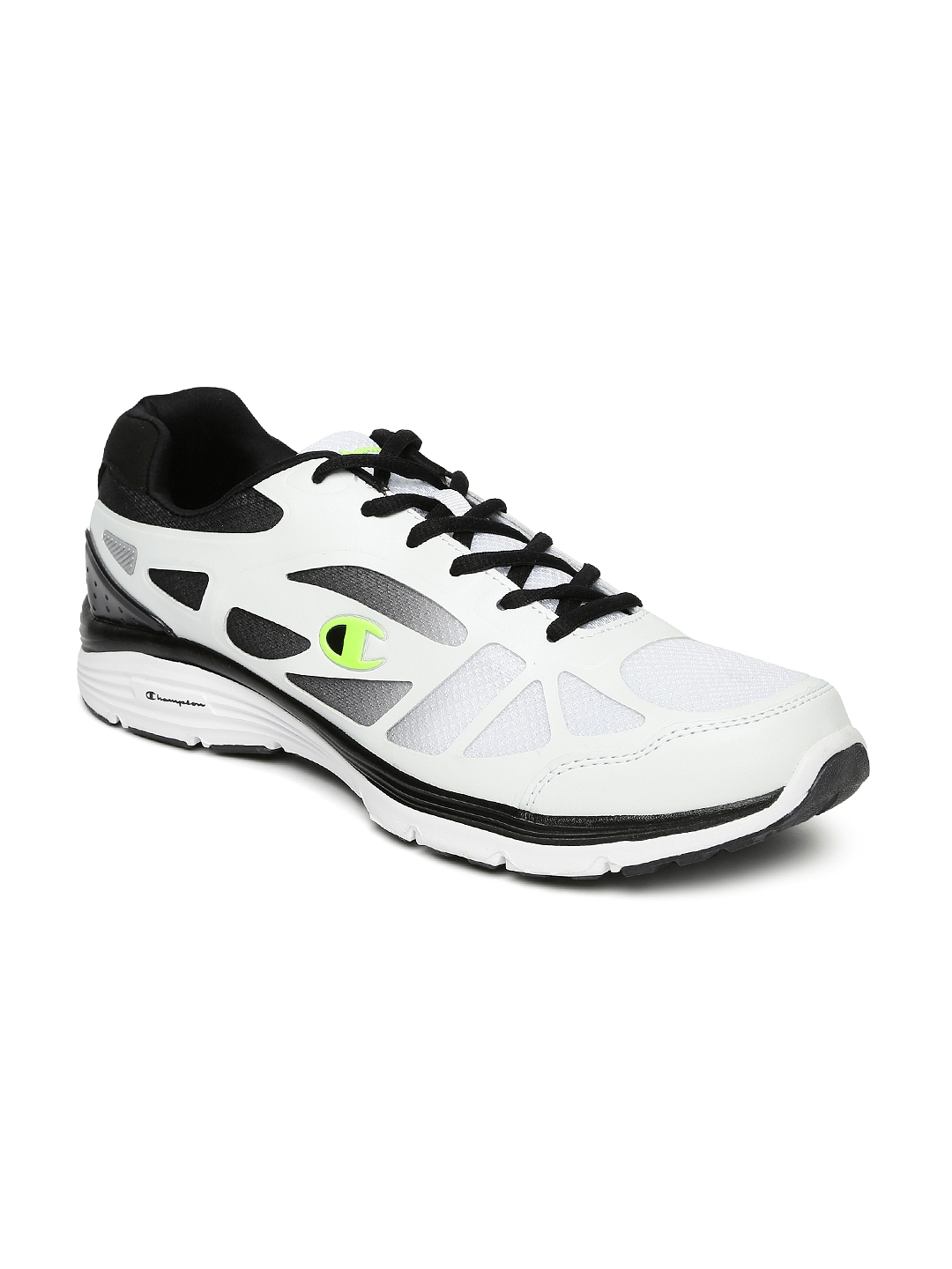Buy Champion Men White & Black Running Shoes - Sports Shoes for Men ...