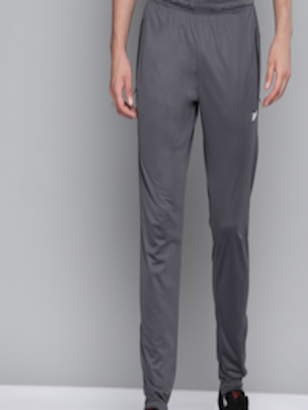 Buy Reebok Men Charcoal Grey Solid Training Track Pants - Track Pants ...