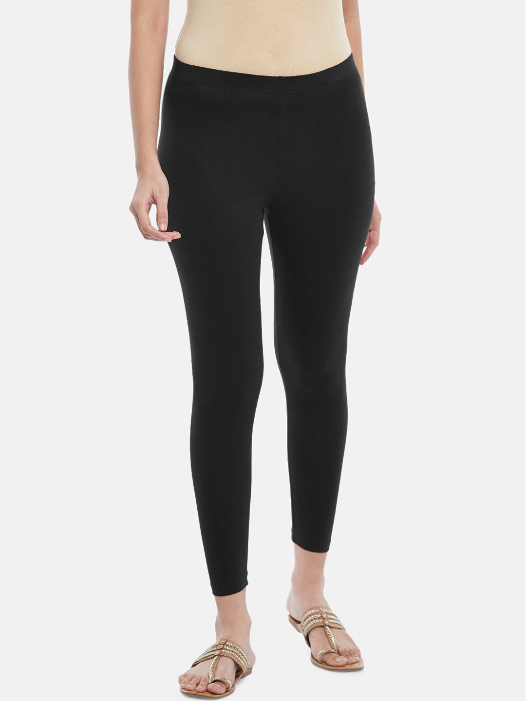 Buy RANGMANCH BY PANTALOONS Women Black Ankle Length Leggings Leggings for Women 17213594 Myntra
