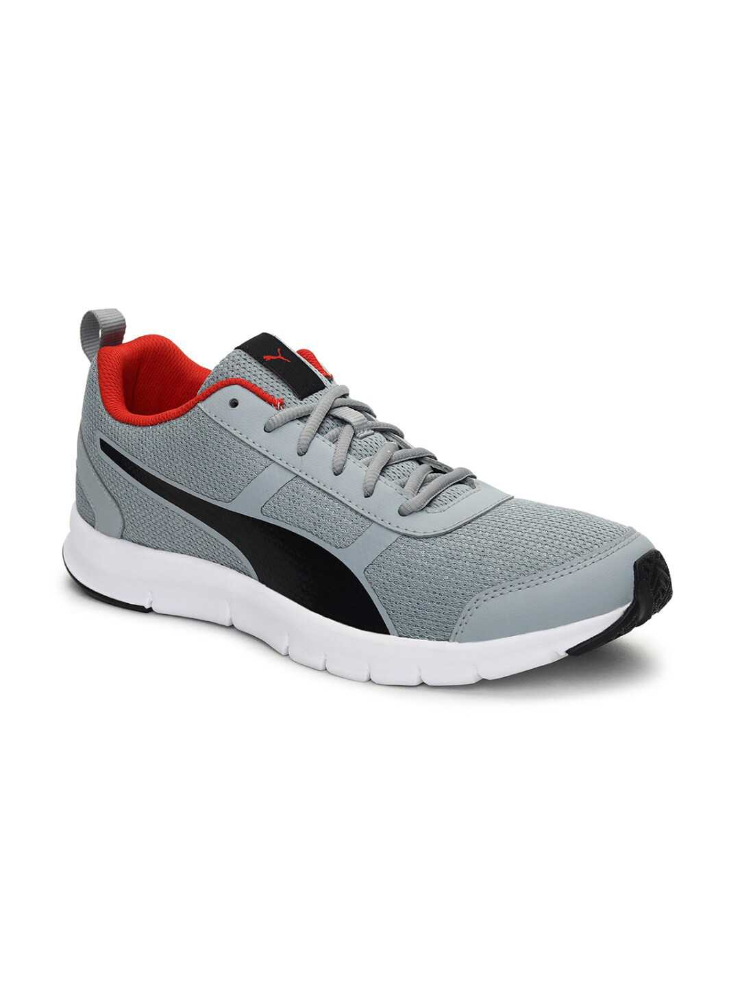 puma men grey running shoes