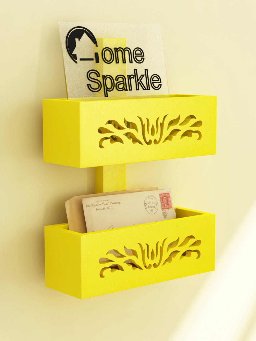 Buy Home Sparkle Yellow Wood Wall Shelf Wall Shelves for Unisex 1722853 Myntra