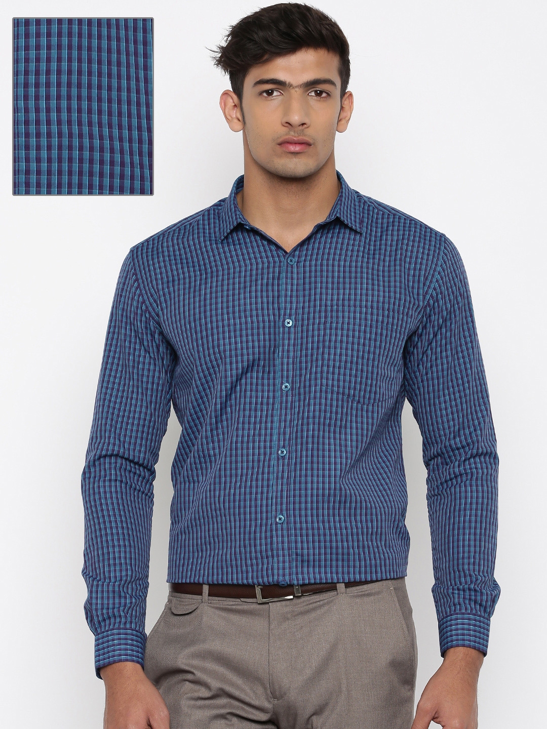 formal blue shirts