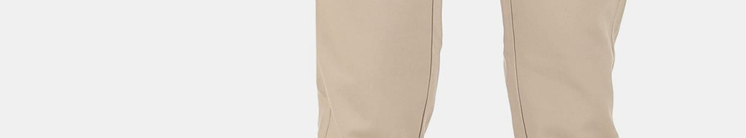 Buy Arrow Men Grey Regular Fit Casual Trousers - Trousers for Men ...