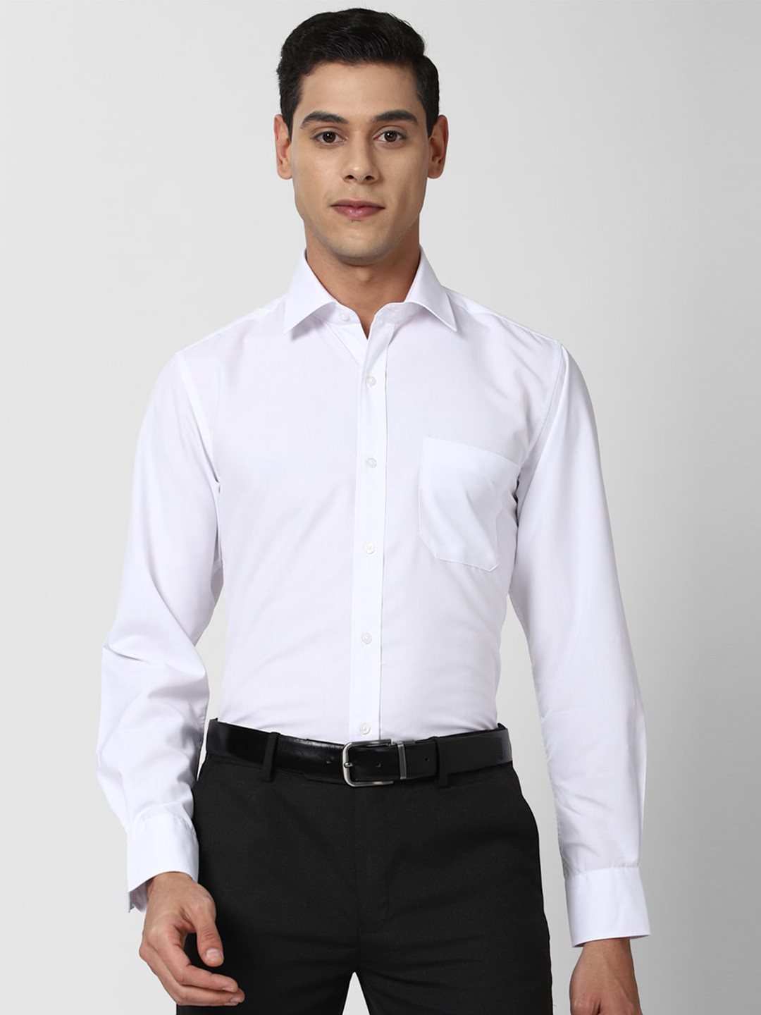 Buy Peter England Men White Slim Fit Formal Shirt Shirts for Men