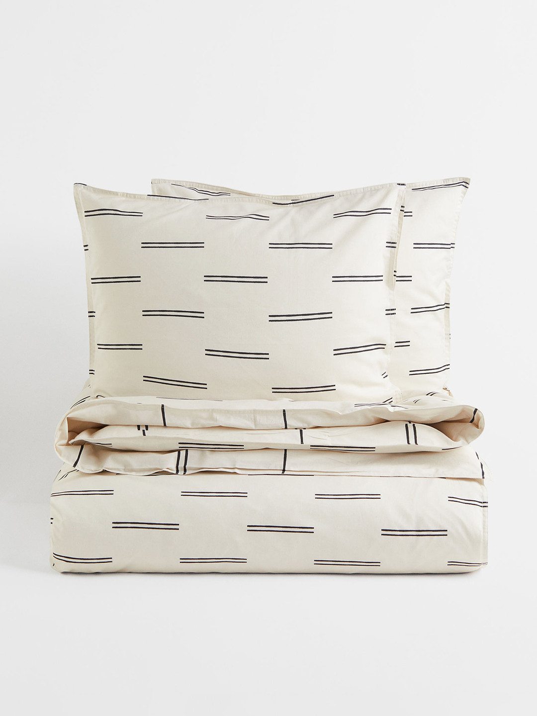 Buy H&M Beige Double Cotton Duvet Cover Set Duvet Cover for Unisex 17260404 Myntra