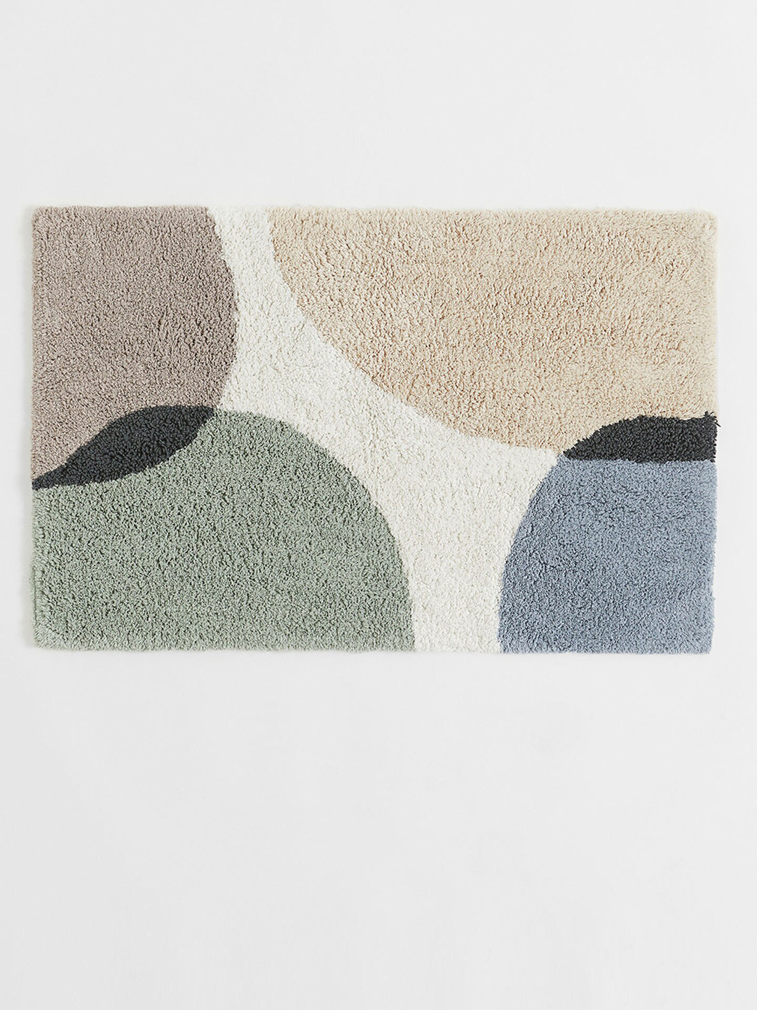 Buy H&M Beige Block Coloured Cotton Bath Mat Bath Rugs for Unisex