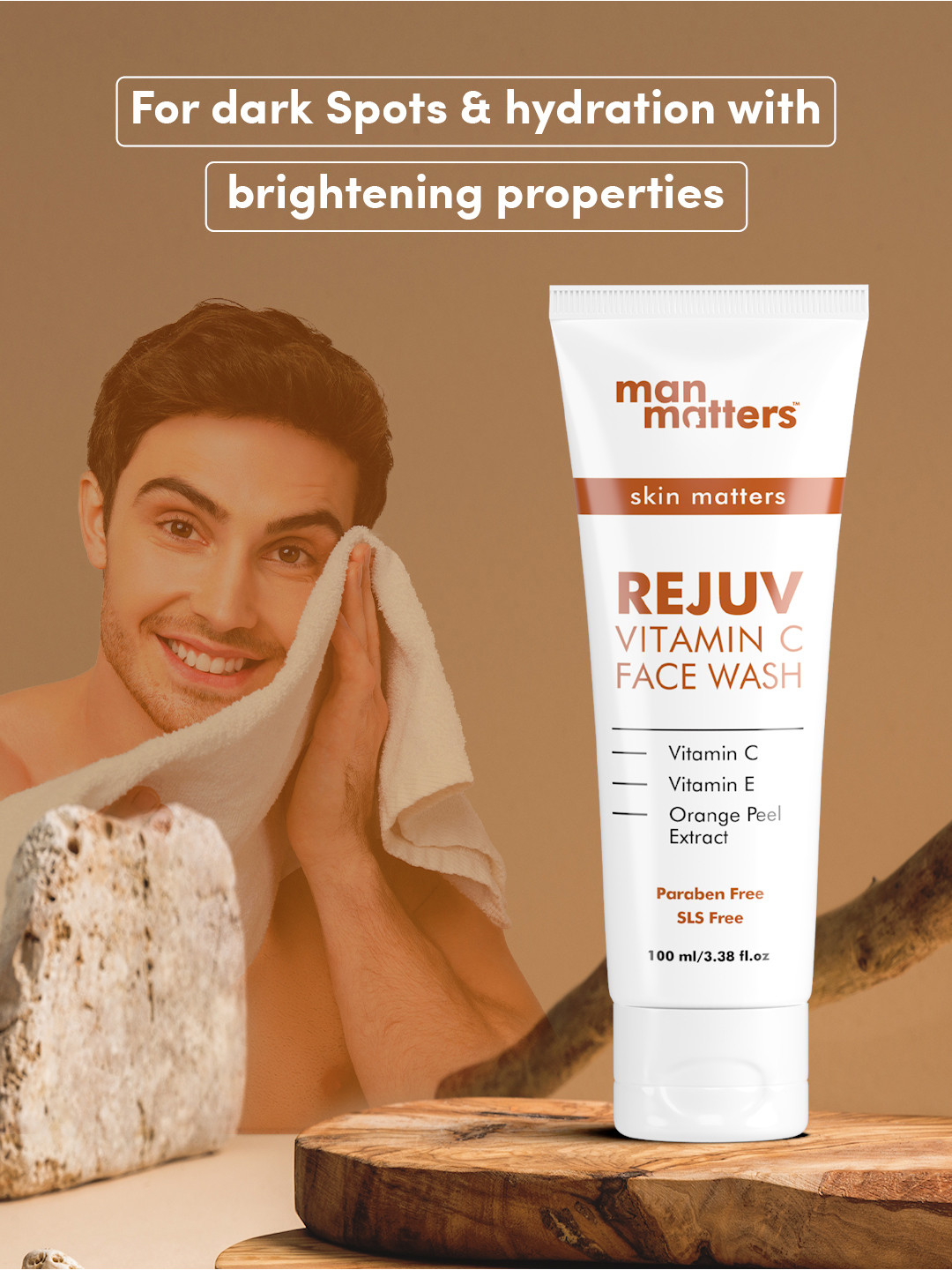 Buy Man Matters Vitamin C Face Wash For Cleansed And Glowing Skin 100
