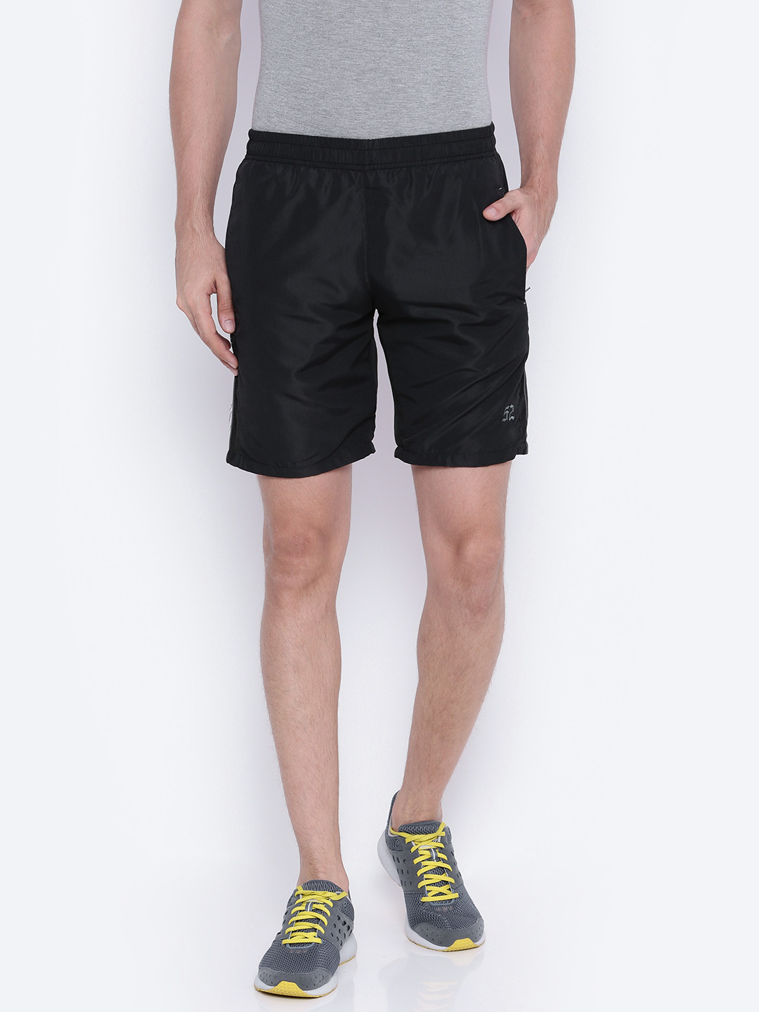 Buy Sports52 Wear Men Black Solid Shorts Shorts for Men 1726294 Myntra