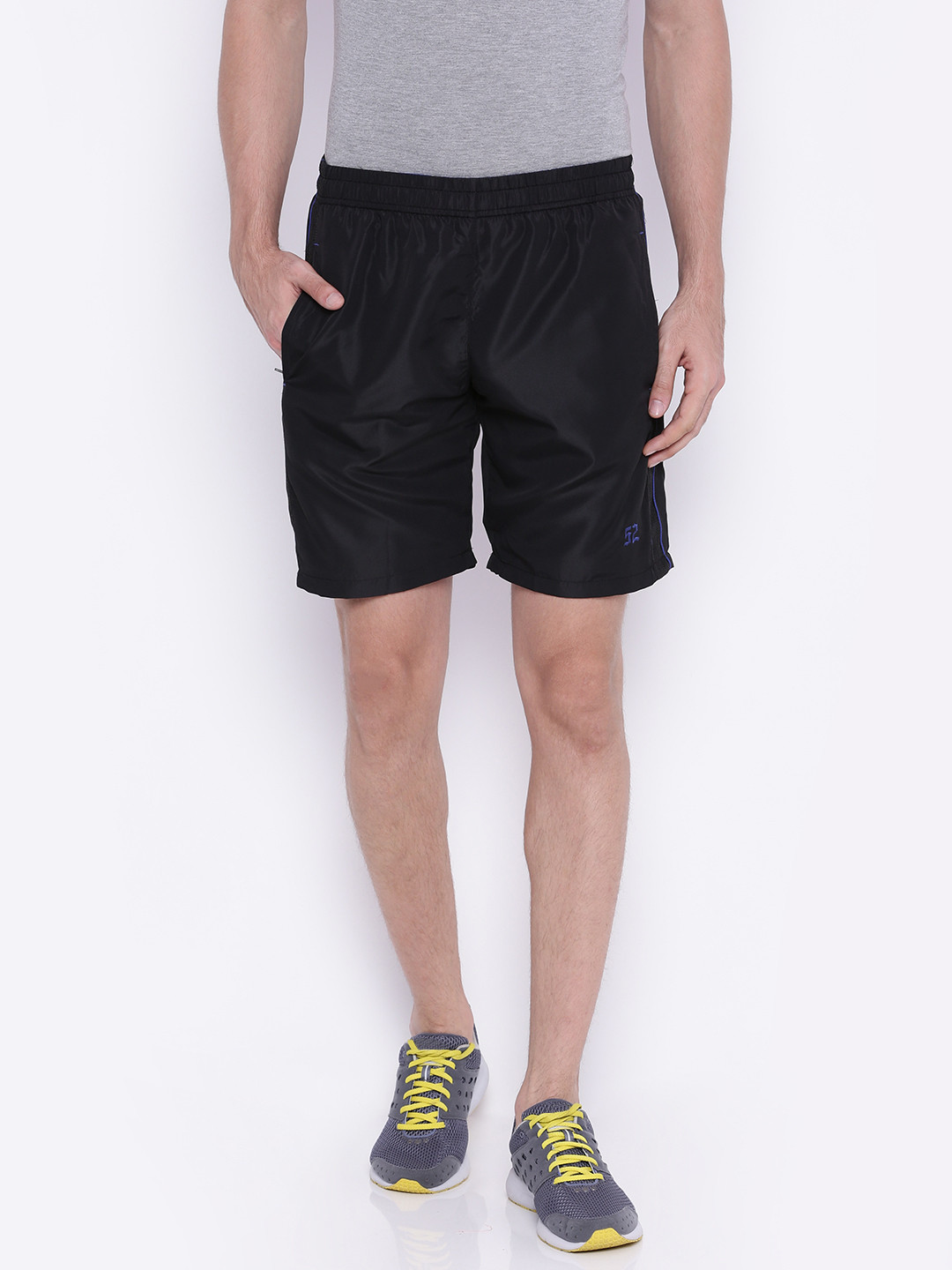 Buy Sports52 Wear Men Black Solid Sports Shorts Shorts for Men