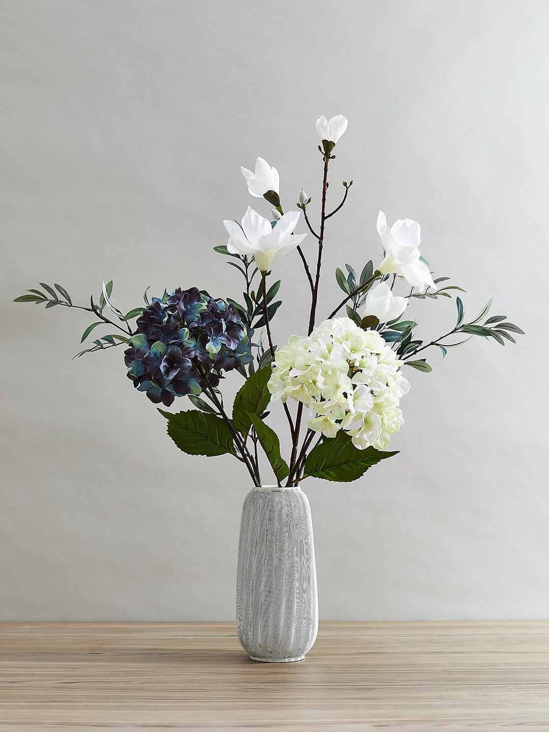 Buy Marks & Spencer White & Green Artificial Plant With Pot Artificial Flowers And Plants for