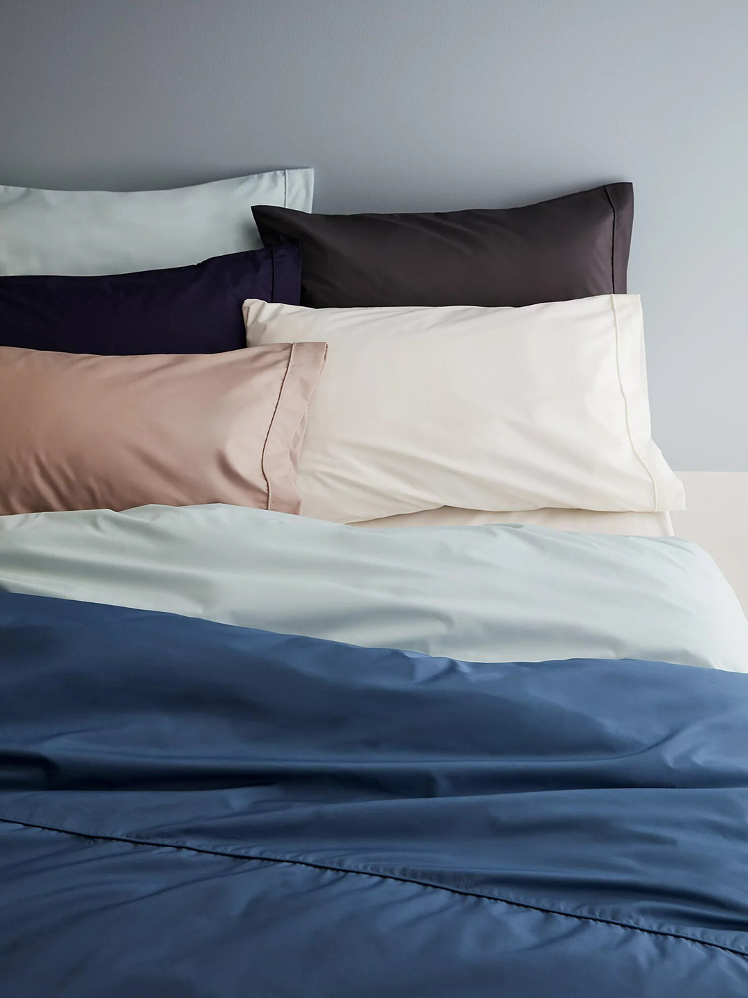 Buy Marks & Spencer Pack Of 2 Mint Green Egyptian Cotton Pillow Covers