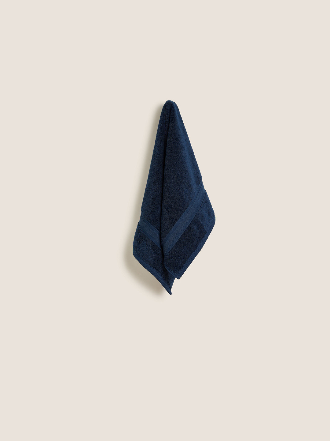 Buy Marks & Spencer Navy Blue 550 GSM Pure Cotton Bath Towel Bath