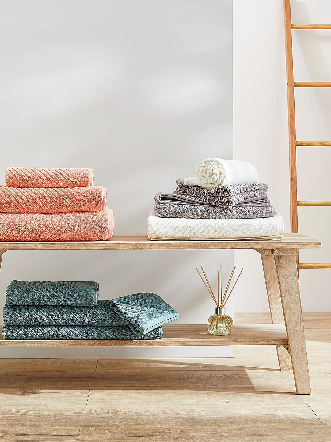 Buy Marks & Spencer Peach Coloured 450 GSM Bath Towel Bath Towels for