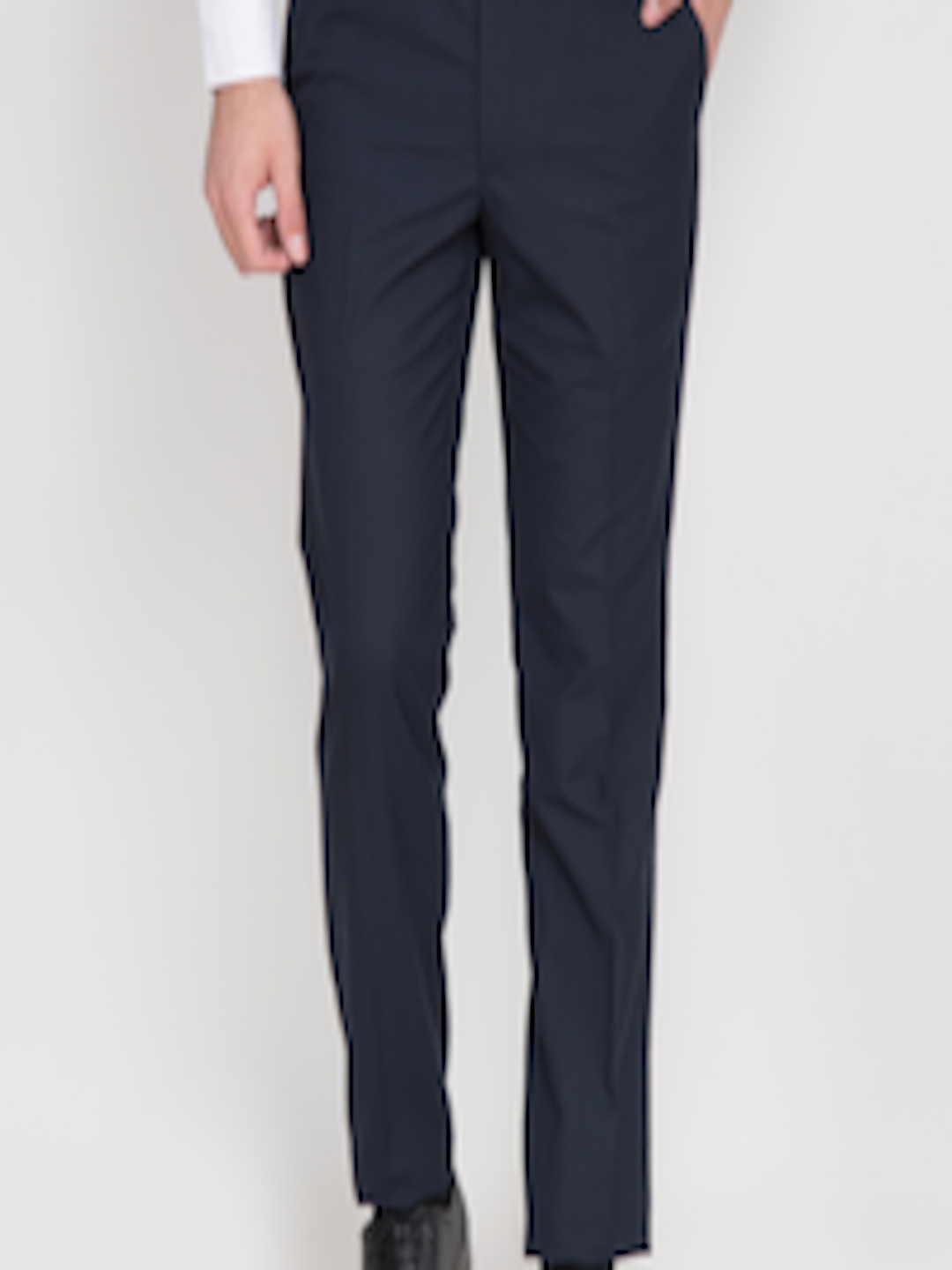 Buy Black Coffee Navy Formal Trousers - Trousers for Men 1728503 | Myntra