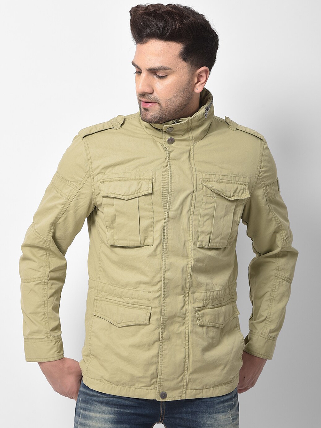 Buy Woodland Men Brown Tailored Jacket - Jackets for Men 17296568 | Myntra