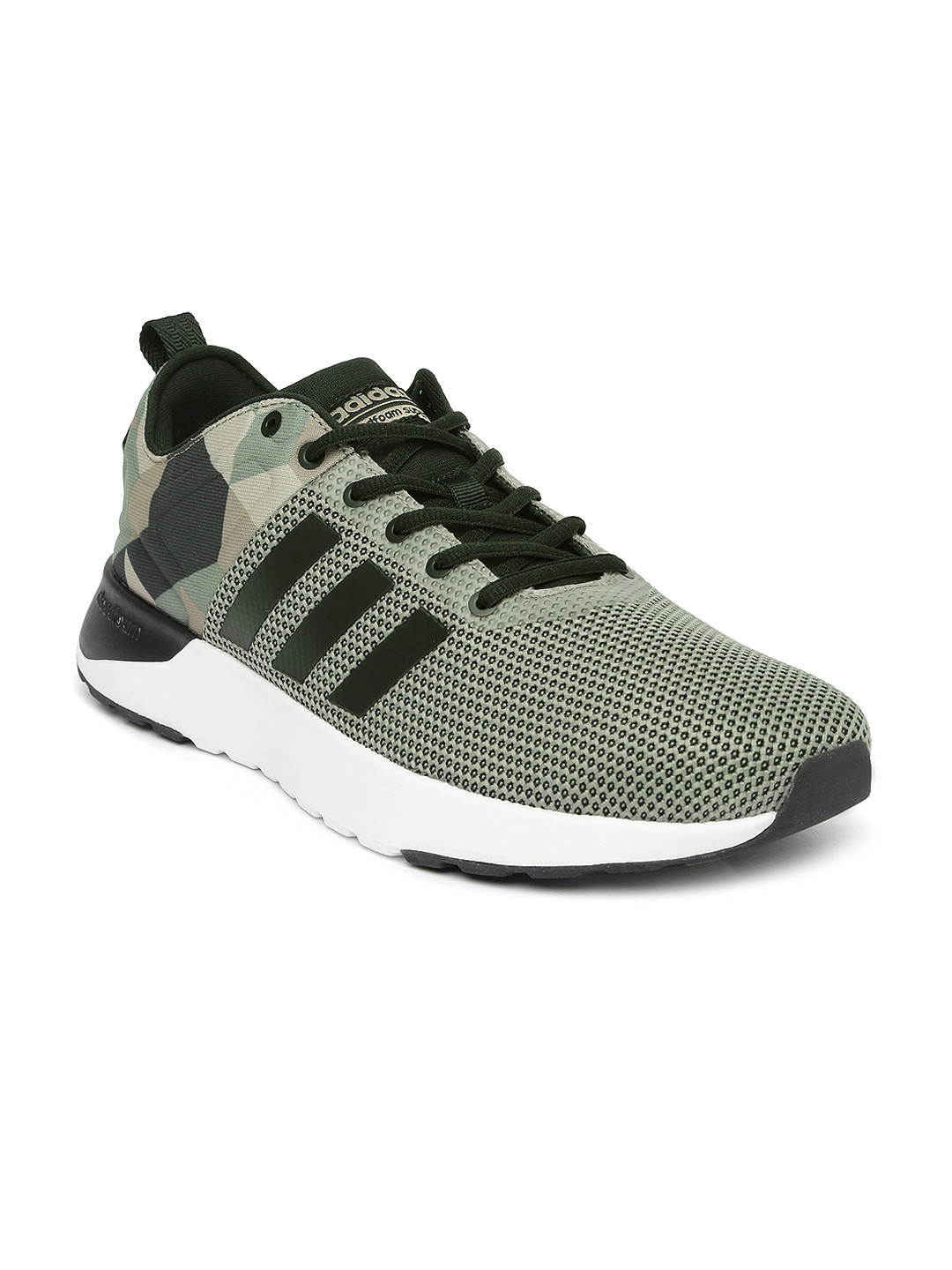 Buy ADIDAS NEO Men Olive Green Solid Cloudfoam Super Racer Sneakers - Casual Shoes for Men 