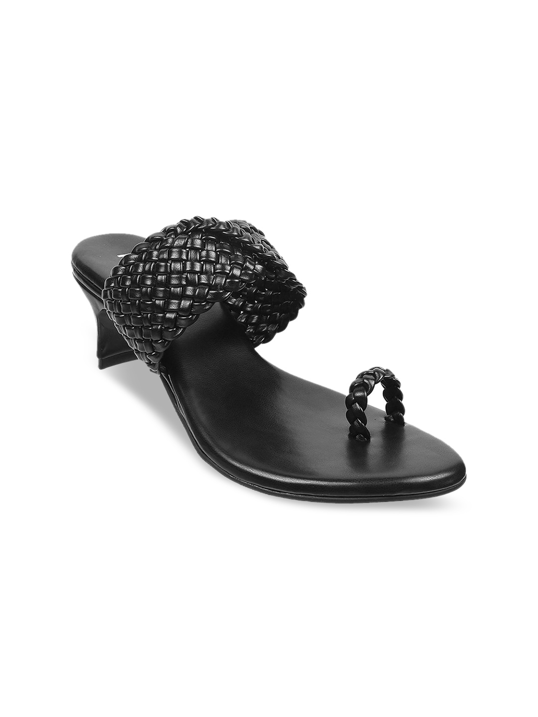 black kitten sandals