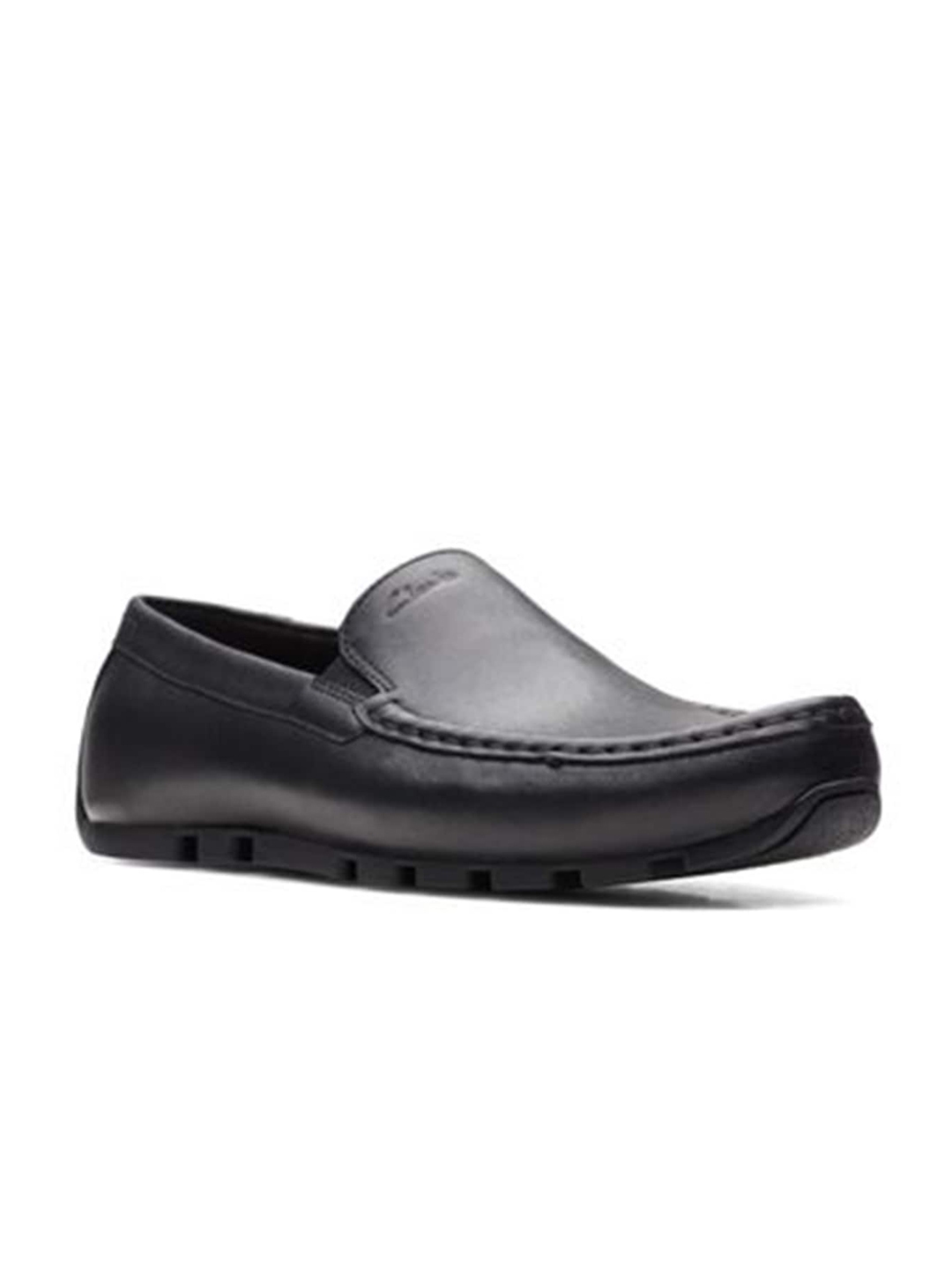 Buy Clarks Men Black Leather Loafers - Casual Shoes for Men 17312200 ...