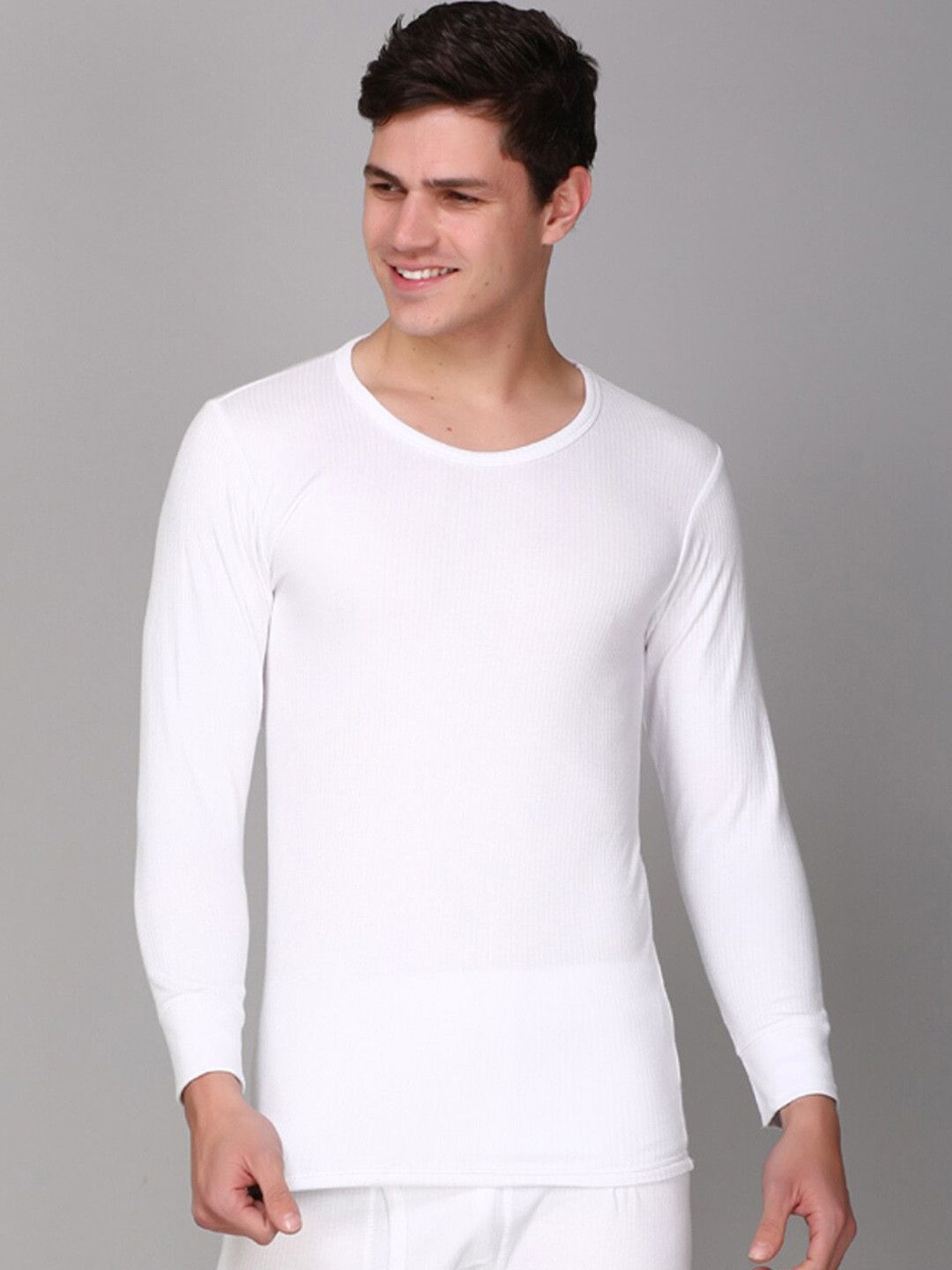 Buy Aerowarm Men White Thermal Top Thermal Tops for Men 17316412 Myntra