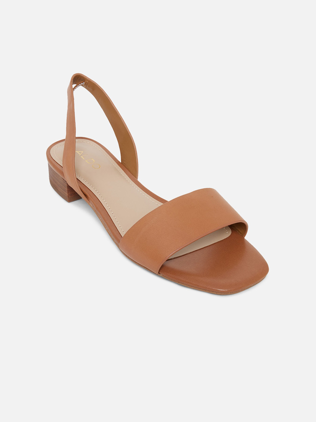 Buy ALDO Brown Leather Block Heels Heels for Women 17321032 Myntra
