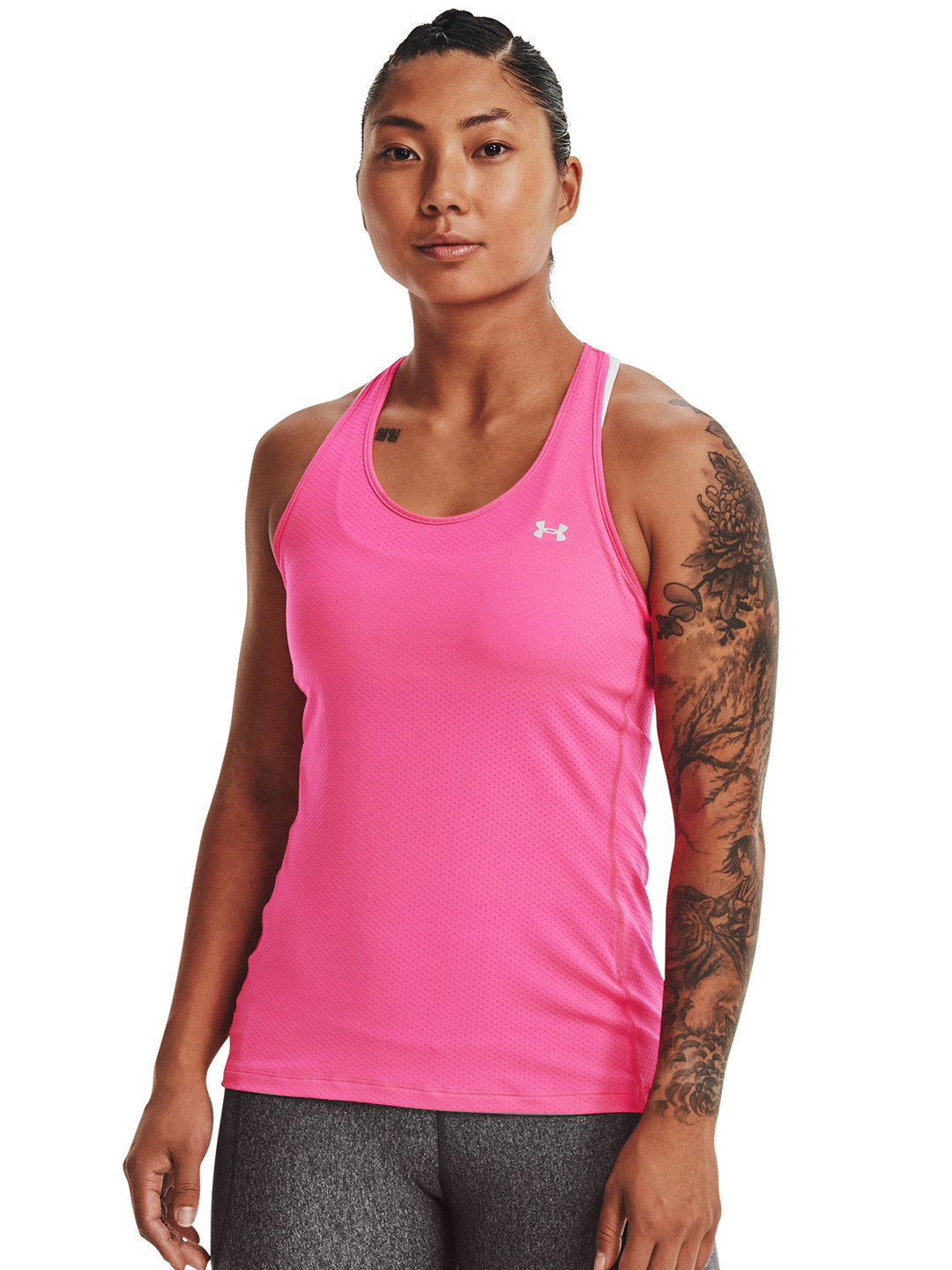 Buy UNDER ARMOUR Pink HG Armour Racer Tank Top Tops for Women