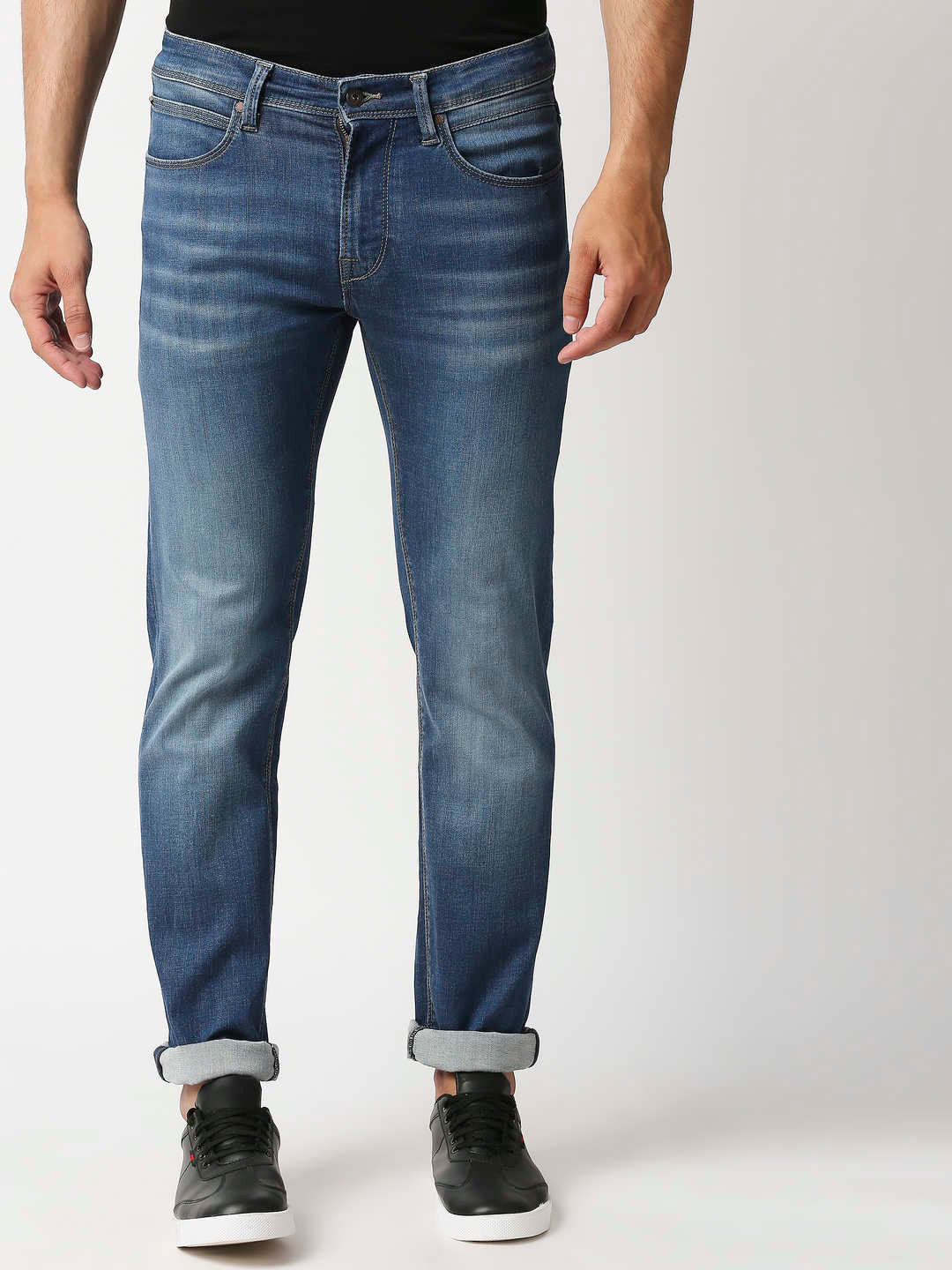 Buy Pepe Jeans Men Slim Fit Heavy Fade Stretchable Jeans Jeans for