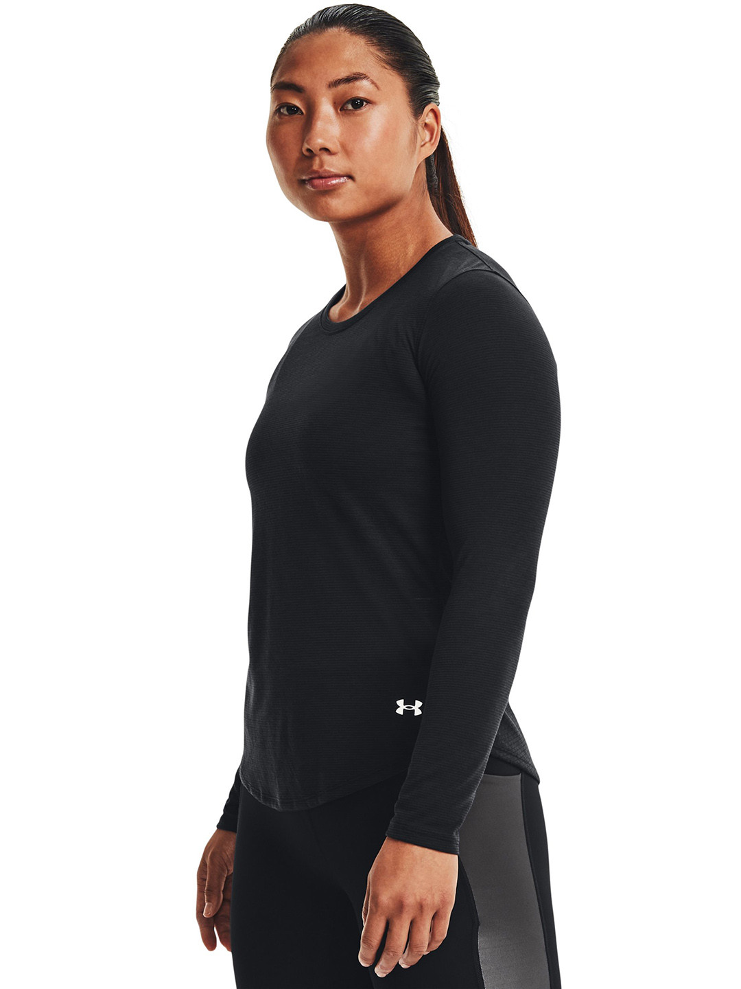 Buy UNDER ARMOUR Women Black Streaker Long Sleeves T Shirt Tshirts