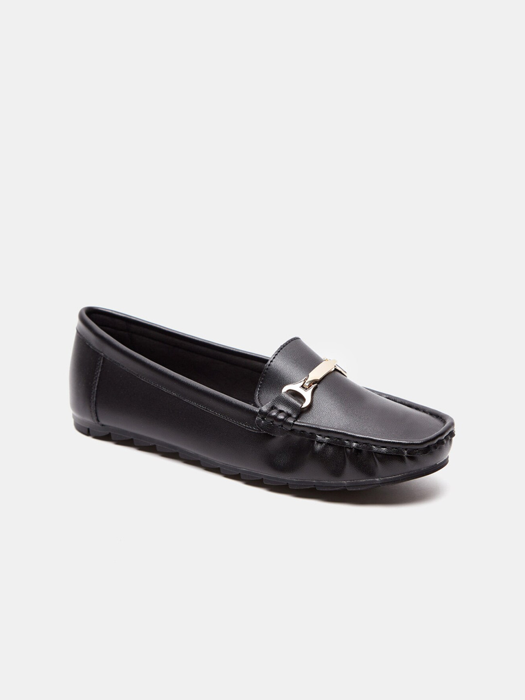 Buy Shoexpress Women Black Horsebit Loafers Casual Shoes for Women