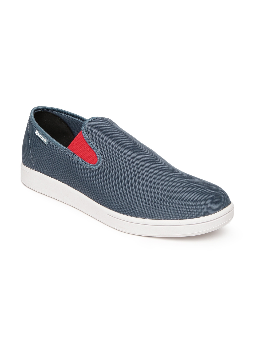 Buy Reebok Men Blue Court Slip ST LP Solid Slip On Sneakers - Casual ...