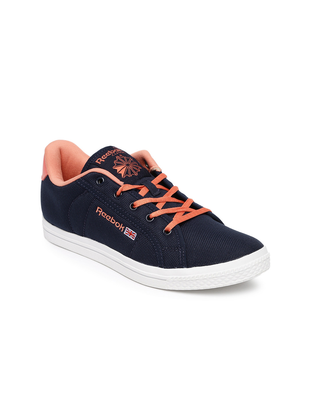 reebok navy blue sneakers