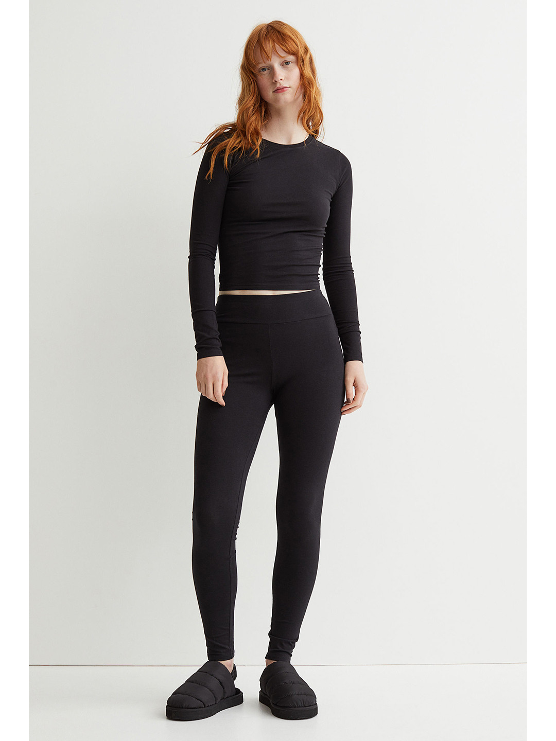 Buy H&M Women Black Short Jersey Top Tops for Women 17347470 Myntra