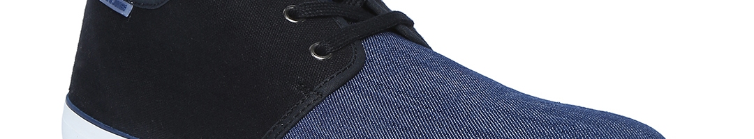 Buy Jack & Jones Men Blue & Black Colourblocked Sneakers - Casual Shoes ...
