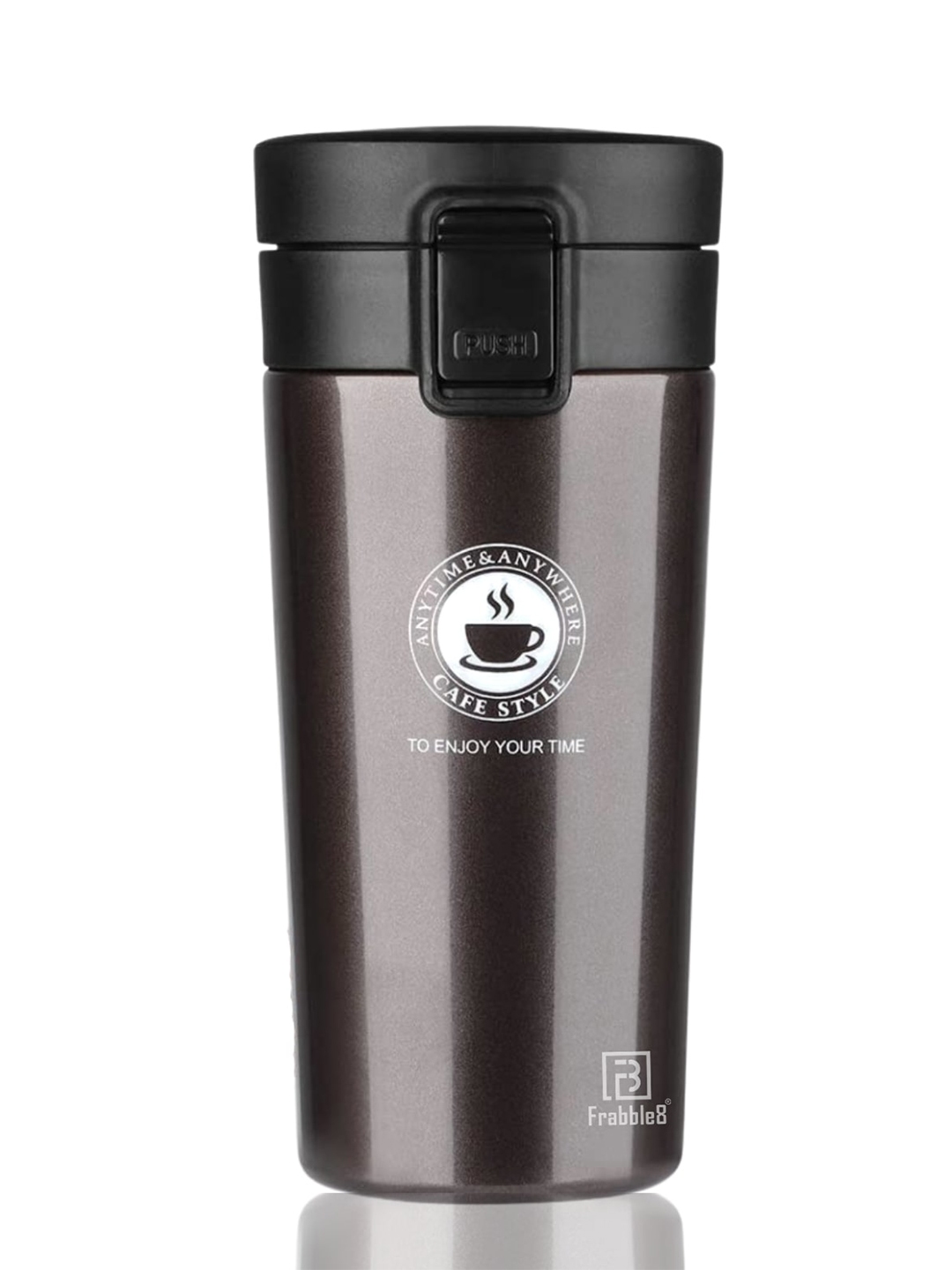 Buy Frabble8 Black Printed Stainless Steel Vaccum Insulated 300ml Thermo Coffee Mug Cups And 0379