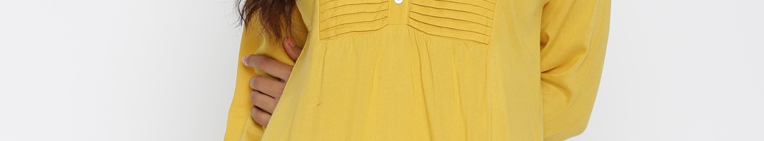 Buy Soch Mustard Yellow Tunic - Tunics for Women 1735606 | Myntra