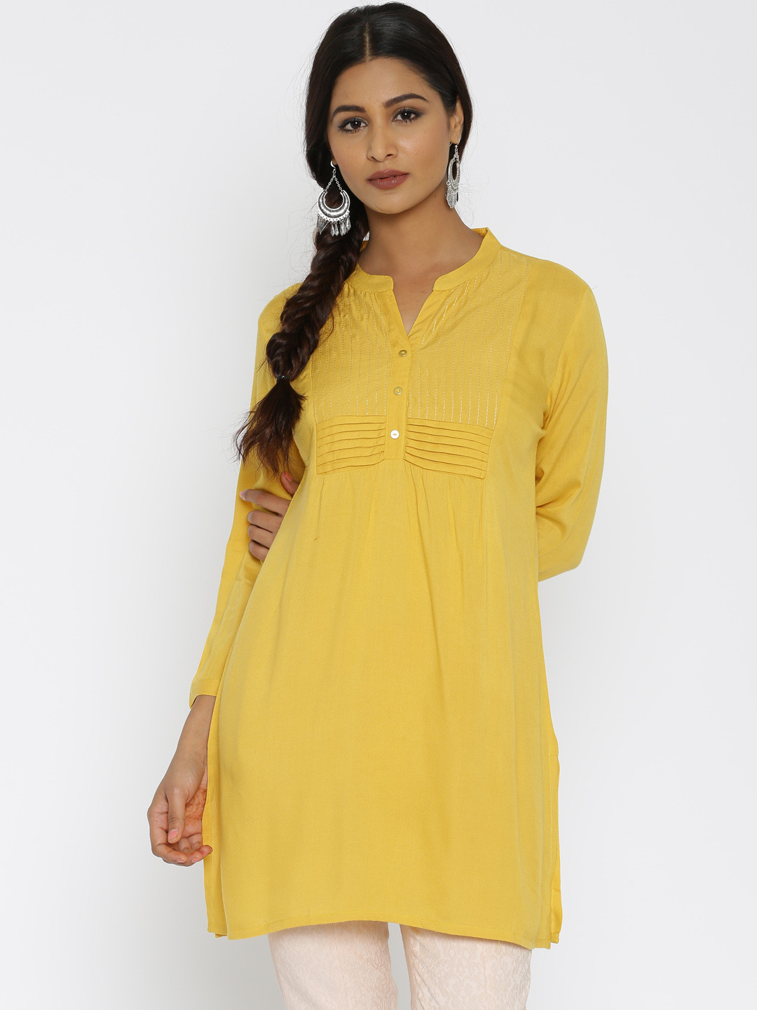 Buy Soch Mustard Yellow Tunic - Tunics for Women 1735606 | Myntra