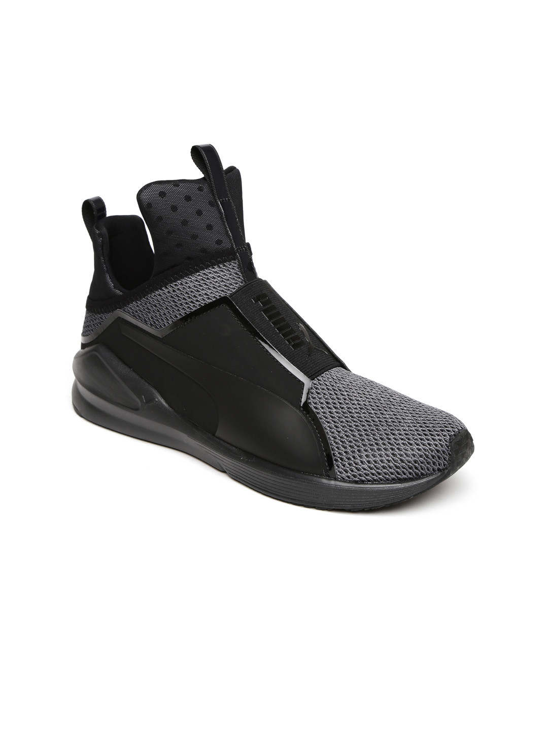 Buy Puma Women Black & Grey Fierce Knit High Top Training Shoes