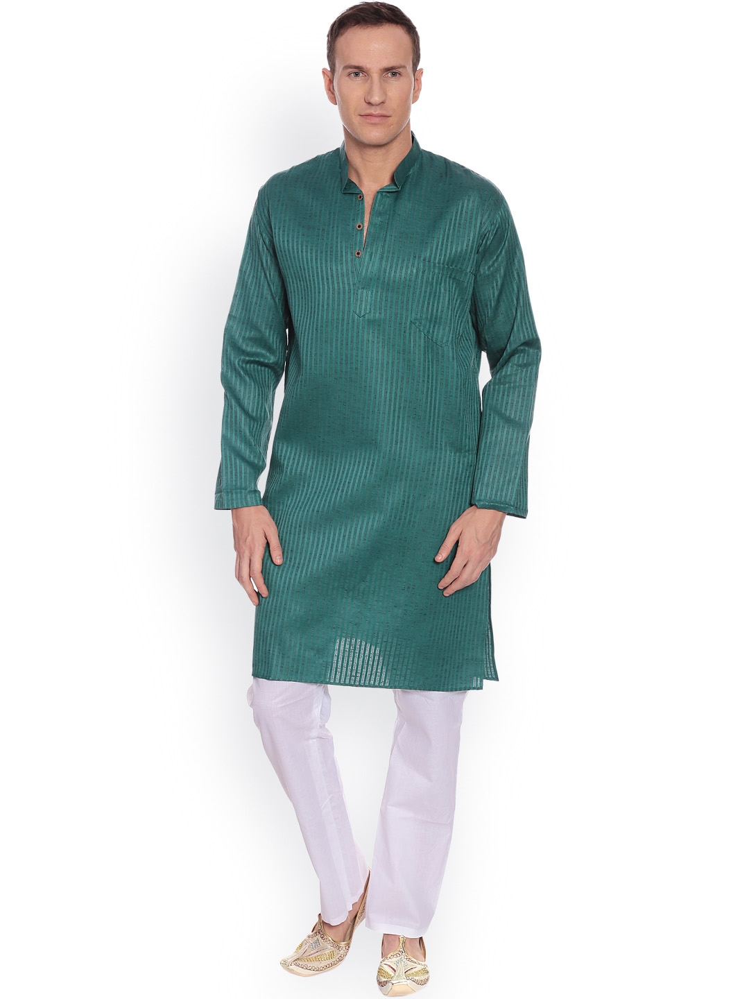 chikankari kurta myntra