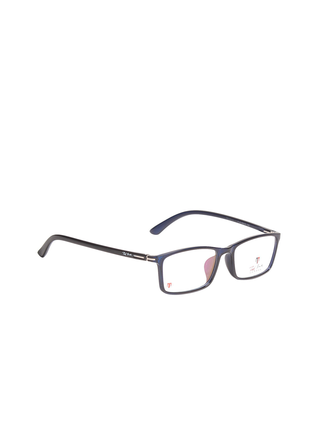 Buy Ted Smith Unisex Navy Blue Full Rim Rectangle Frames Eyeglasses ...