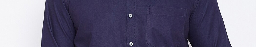Buy D Kumar Men Navy Blue Standard Formal Cotton Shirt - Shirts for Men ...