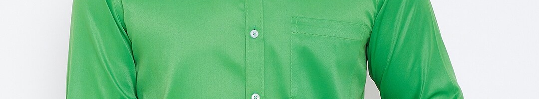 Buy D Kumar Men Green Standard Formal Shirt - Shirts for Men 17380070 ...