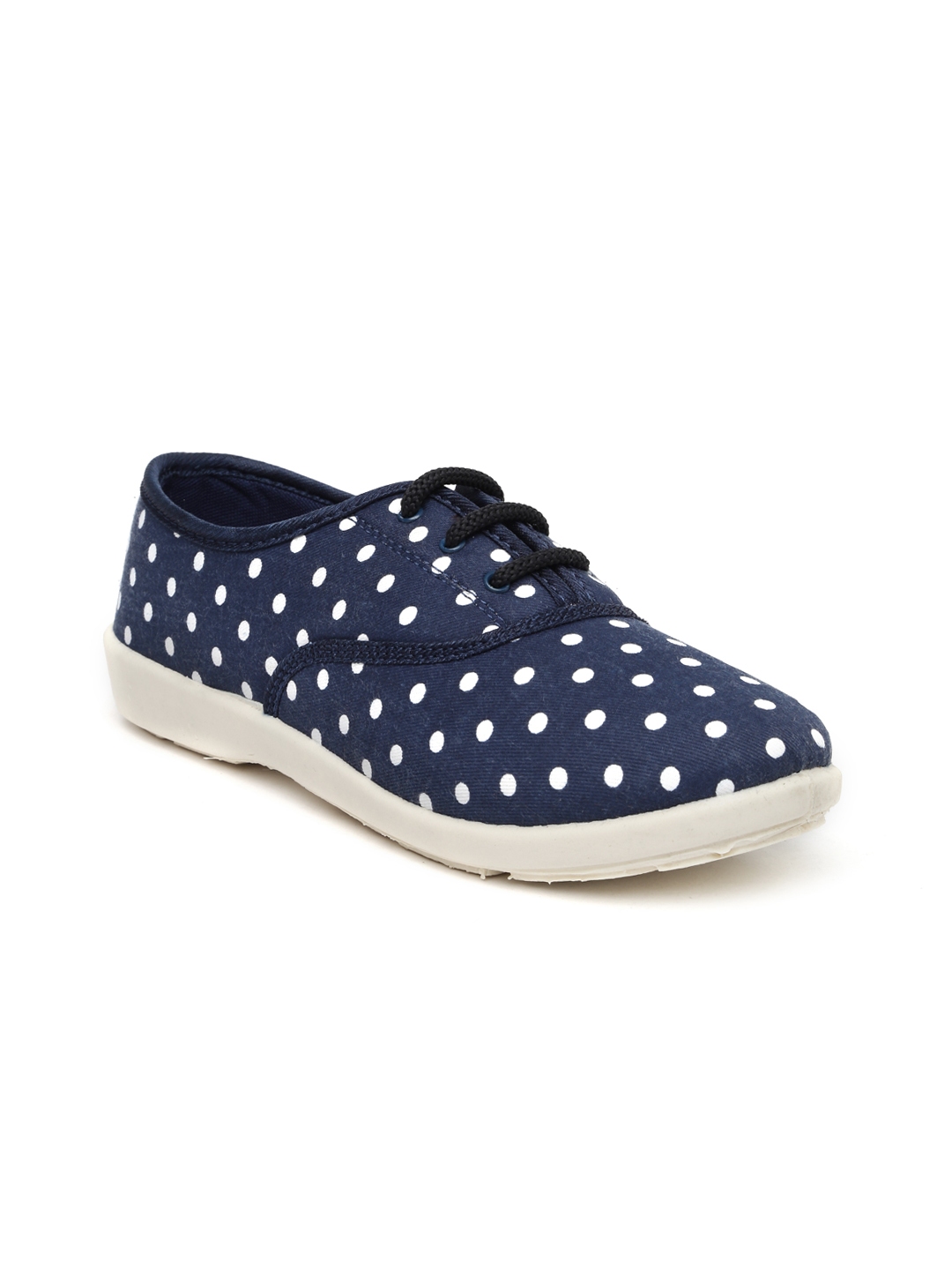 Buy People Women Navy & White Printed Sneakers - Casual Shoes for Women ...