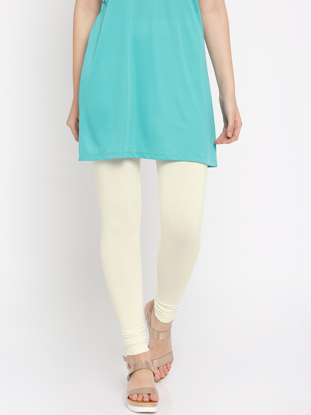Buy AND Cream Coloured Leggings Leggings for Women 1738308 Myntra