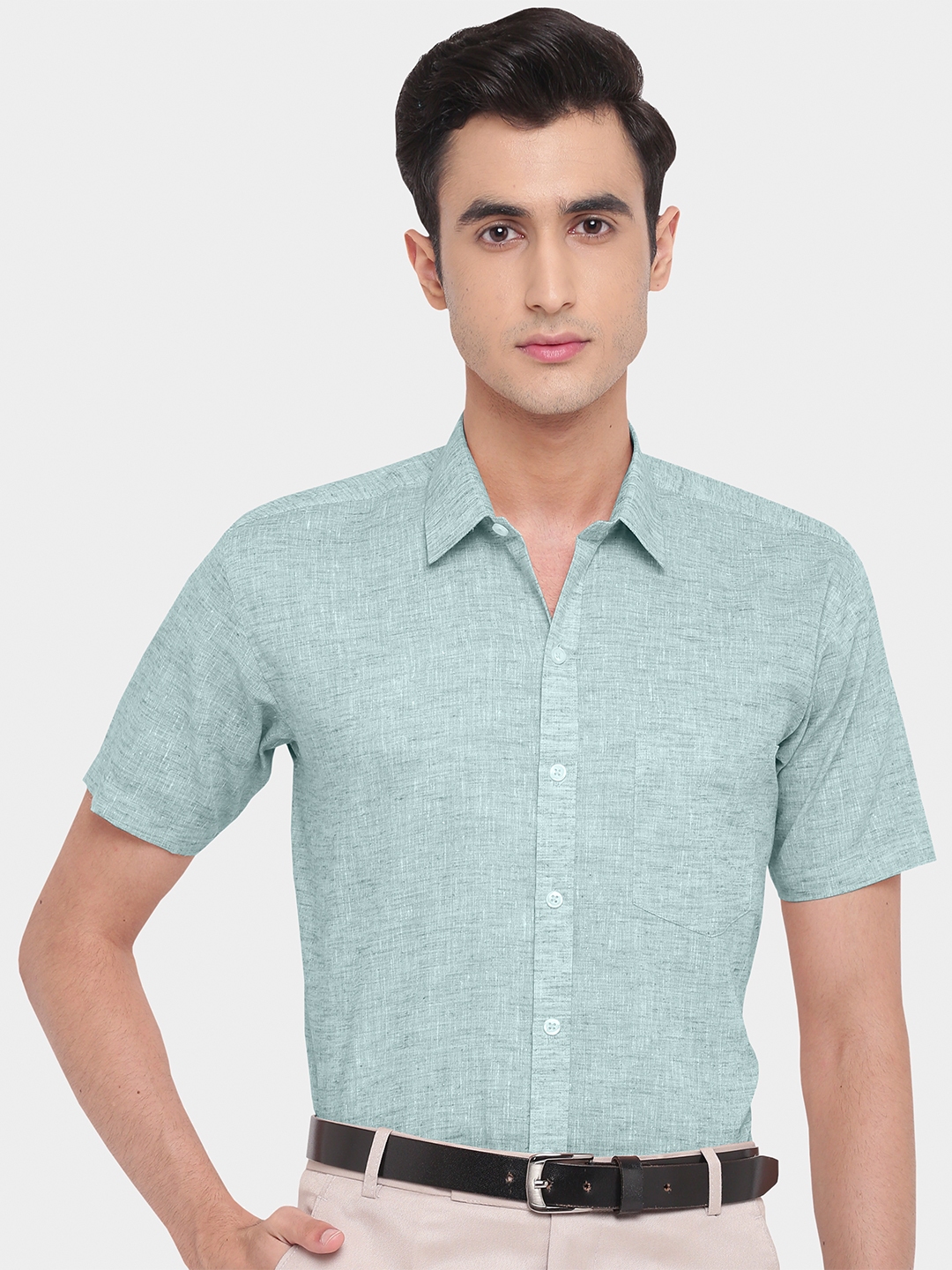 Buy GHPC Men Green Relaxed Formal Shirt - Shirts for Men 17387144 | Myntra