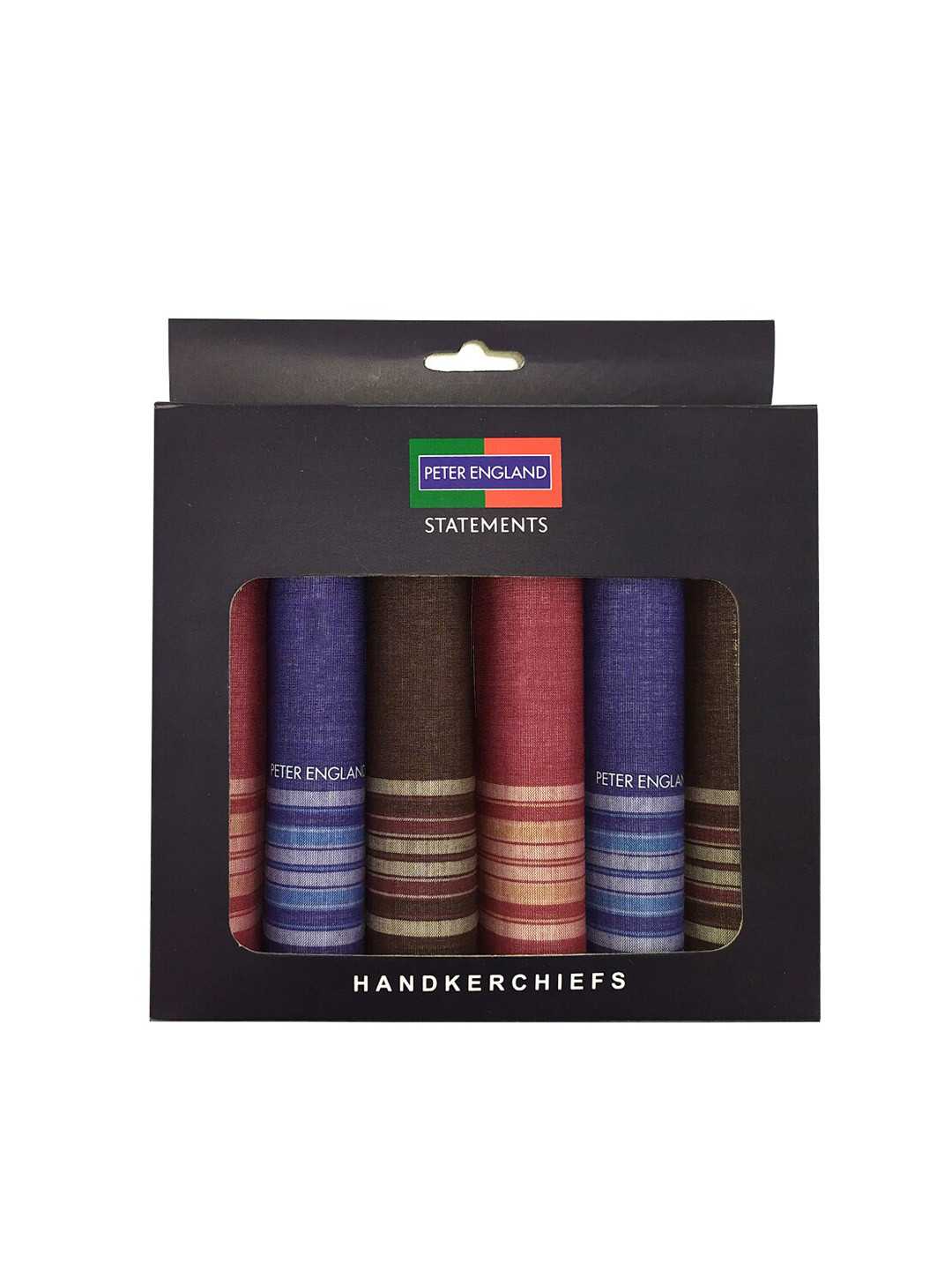 Buy Peter England Men Pack Of 6 Cotton Handkerchief Handkerchief for