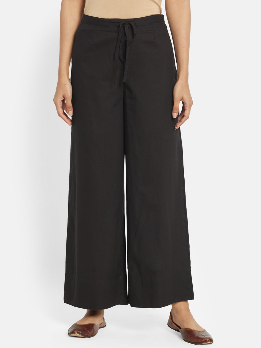 Black Parallel Trousers