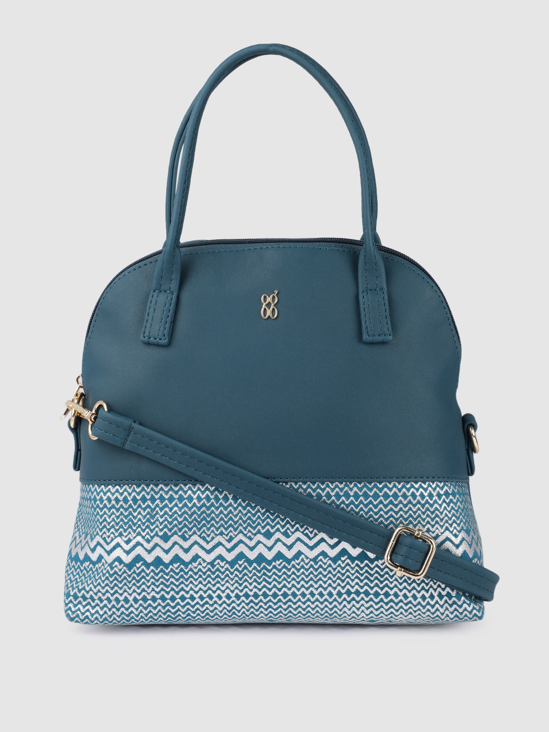 Buy Baggit Blue Embroidered Shoulder Bag Handbags for Women 17396702